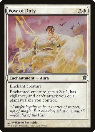 Vow of Duty [Conspiracy] MTG Single Magic: The Gathering  | Multizone: Comics And Games
