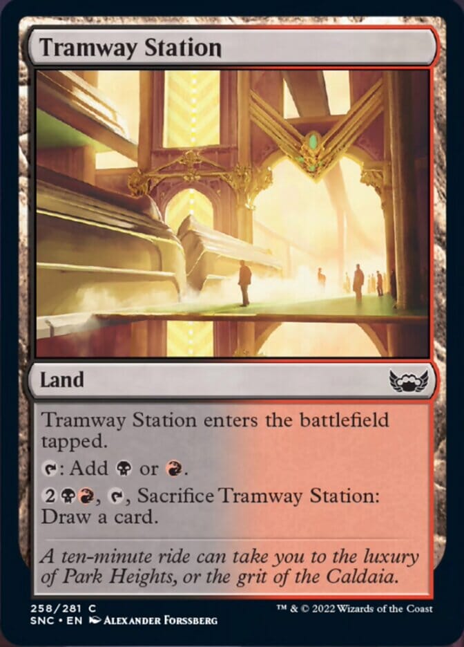 Tramway Station [Streets of New Capenna] MTG Single Magic: The Gathering  | Multizone: Comics And Games