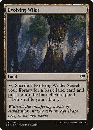 Evolving Wilds [Duel Decks: Speed vs. Cunning] MTG Single Magic: The Gathering  | Multizone: Comics And Games