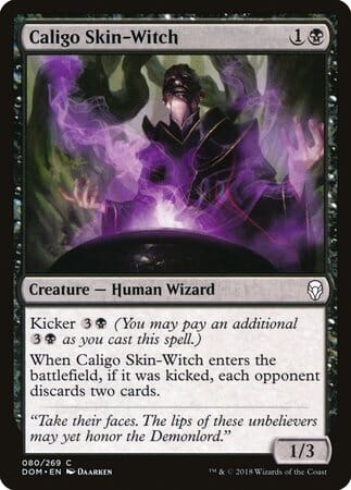 Caligo Skin-Witch [Dominaria] MTG Single Magic: The Gathering  | Multizone: Comics And Games