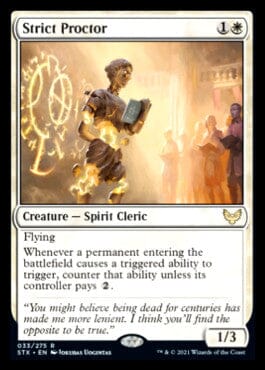 Strict Proctor [Strixhaven: School of Mages] MTG Single Magic: The Gathering  | Multizone: Comics And Games