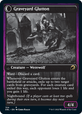 Graveyard Trespasser // Graveyard Glutton [Innistrad: Double Feature] MTG Single Magic: The Gathering  | Multizone: Comics And Games