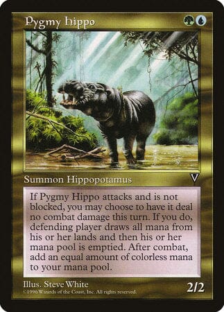 Pygmy Hippo [Visions] MTG Single Magic: The Gathering  | Multizone: Comics And Games