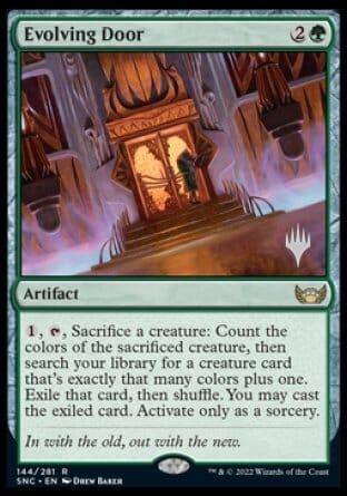 Evolving Door (Promo Pack) [Streets of New Capenna Promos] MTG Single Magic: The Gathering  | Multizone: Comics And Games