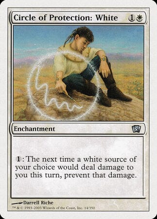 Circle of Protection: White [Eighth Edition] MTG Single Magic: The Gathering  | Multizone: Comics And Games
