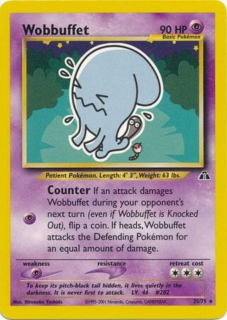Wobbuffet (35/75) [Neo Discovery Unlimited] Pokemon Single Pokémon  | Multizone: Comics And Games