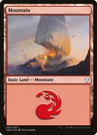 Mountain (263) [Dominaria] MTG Single Magic: The Gathering  | Multizone: Comics And Games