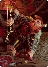 Arni Brokenbrow Art Card (Gold-Stamped Signature) [Kaldheim: Art Series] MTG Single Magic: The Gathering  | Multizone: Comics And Games
