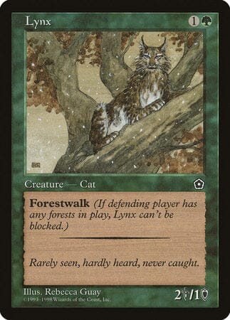 Lynx [Portal Second Age] MTG Single Magic: The Gathering  | Multizone: Comics And Games