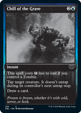 Chill of the Grave [Innistrad: Double Feature] MTG Single Magic: The Gathering  | Multizone: Comics And Games