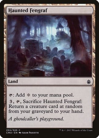 Haunted Fengraf [Commander Anthology] MTG Single Magic: The Gathering  | Multizone: Comics And Games