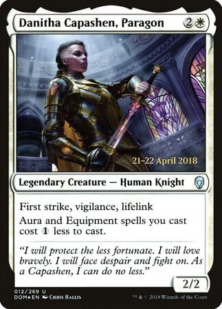 Danitha Capashen, Paragon [Dominaria Promos] MTG Single Magic: The Gathering  | Multizone: Comics And Games