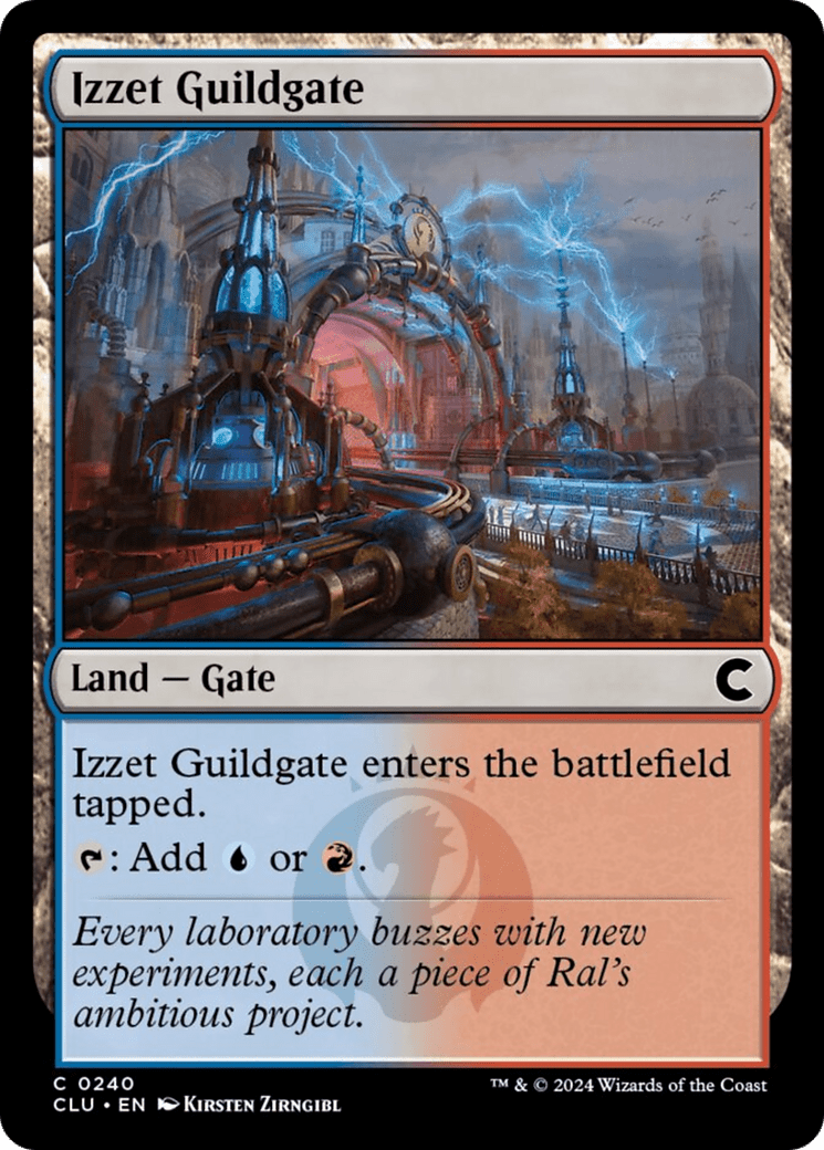 Izzet Guildgate [Ravnica: Clue Edition] MTG Single Magic: The Gathering  | Multizone: Comics And Games