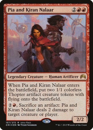 Pia and Kiran Nalaar [Magic Origins Promos] MTG Single Magic: The Gathering  | Multizone: Comics And Games