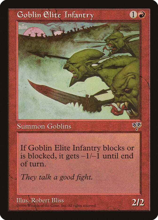 Goblin Elite Infantry [Mirage] MTG Single Magic: The Gathering  | Multizone: Comics And Games