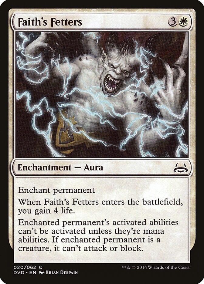 Faith's Fetters (Divine vs. Demonic) [Duel Decks Anthology] MTG Single Magic: The Gathering  | Multizone: Comics And Games
