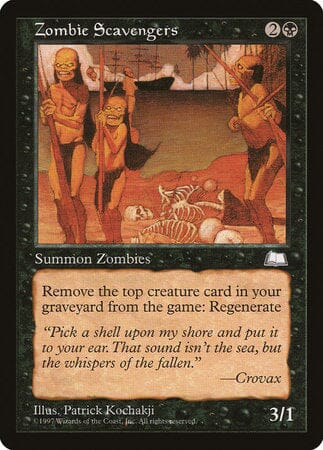 Zombie Scavengers [Weatherlight] MTG Single Magic: The Gathering  | Multizone: Comics And Games