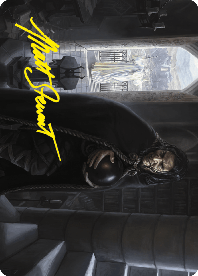 Grima, Saruman's Footman Art Card (Gold-Stamped Signature) [The Lord of the Rings: Tales of Middle-earth Art Series] MTG Single Magic: The Gathering  | Multizone: Comics And Games