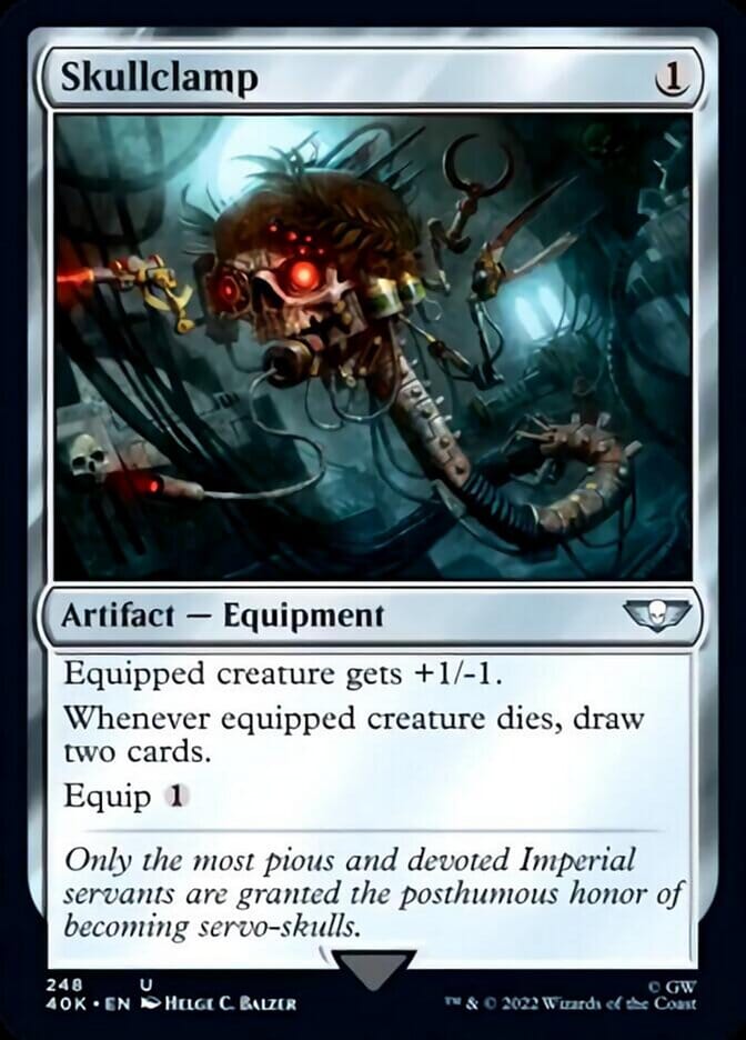 Skullclamp [Universes Beyond: Warhammer 40,000] MTG Single Magic: The Gathering  | Multizone: Comics And Games