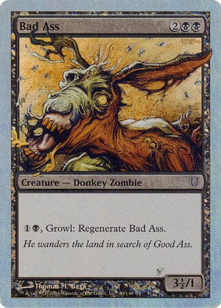 Bad Ass (Alternate Foil) [Unhinged] MTG Single Magic: The Gathering  | Multizone: Comics And Games
