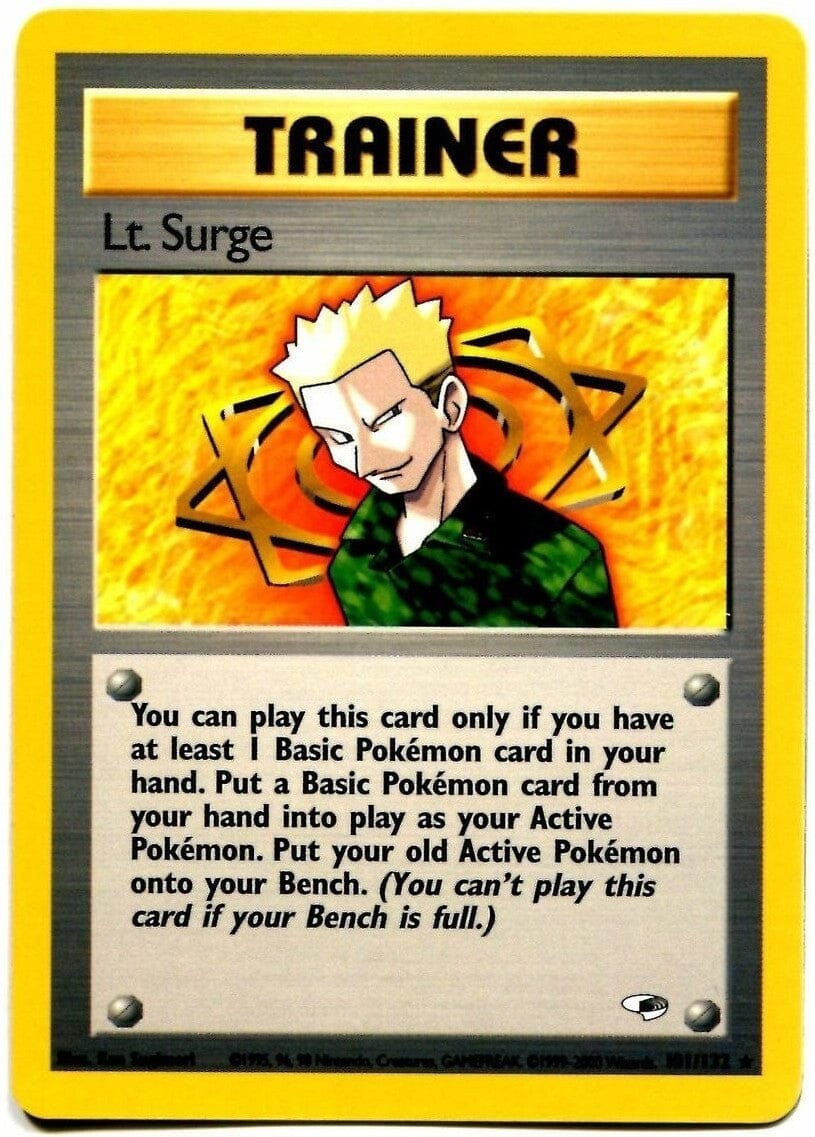 Lt. Surge (101/132) [Gym Heroes Unlimited] Pokemon Single Pokémon  | Multizone: Comics And Games