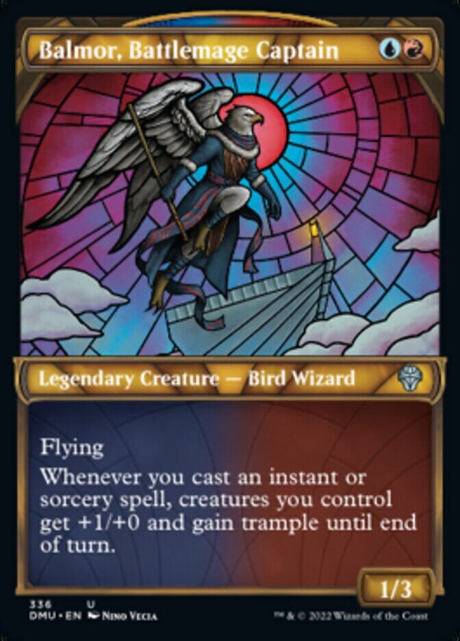 Balmor, Battlemage Captain (Showcase Textured) [Dominaria United] MTG Single Magic: The Gathering  | Multizone: Comics And Games