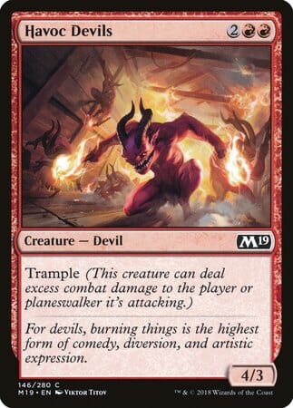 Havoc Devils [Core Set 2019] MTG Single Magic: The Gathering  | Multizone: Comics And Games