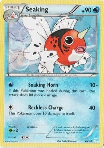 Seaking (25/30) [XY: Trainer Kit 3 - Suicune] Pokemon Single Pokémon  | Multizone: Comics And Games