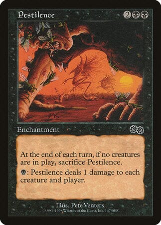 Pestilence [Urza's Saga] MTG Single Magic: The Gathering  | Multizone: Comics And Games