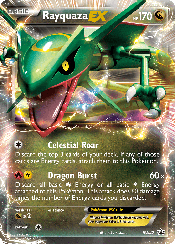 Rayquaza EX (BW47) [Black & White: Black Star Promos] Pokemon Single Pokémon  | Multizone: Comics And Games