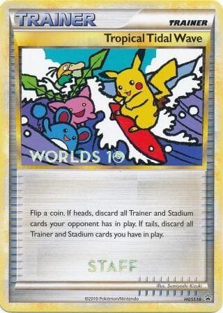 Tropical Tidal Wave (HGSS18) (Staff) [HeartGold & SoulSilver: Black Star Promos] Pokemon Single Pokémon  | Multizone: Comics And Games
