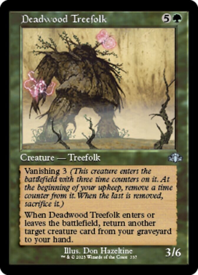 Deadwood Treefolk (Retro) [Dominaria Remastered] MTG Single Magic: The Gathering  | Multizone: Comics And Games