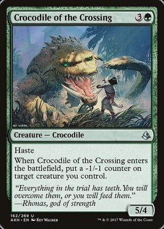 Crocodile of the Crossing [Amonkhet] MTG Single Magic: The Gathering  | Multizone: Comics And Games