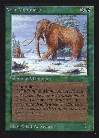 War Mammoth (CE) [Collectors’ Edition] MTG Single Magic: The Gathering  | Multizone: Comics And Games