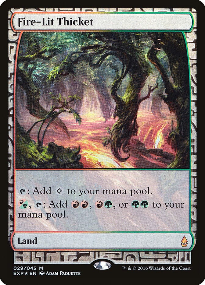 Fire-Lit Thicket [Zendikar Expeditions] MTG Single Magic: The Gathering  | Multizone: Comics And Games