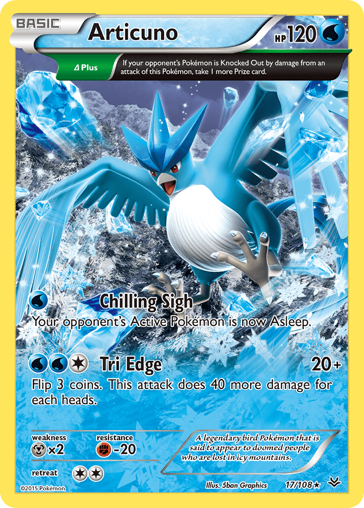 Articuno (17/108) [XY: Roaring Skies] Pokemon Single Pokémon  | Multizone: Comics And Games