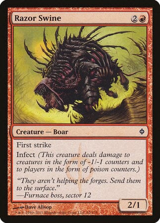 Razor Swine [New Phyrexia] MTG Single Magic: The Gathering  | Multizone: Comics And Games