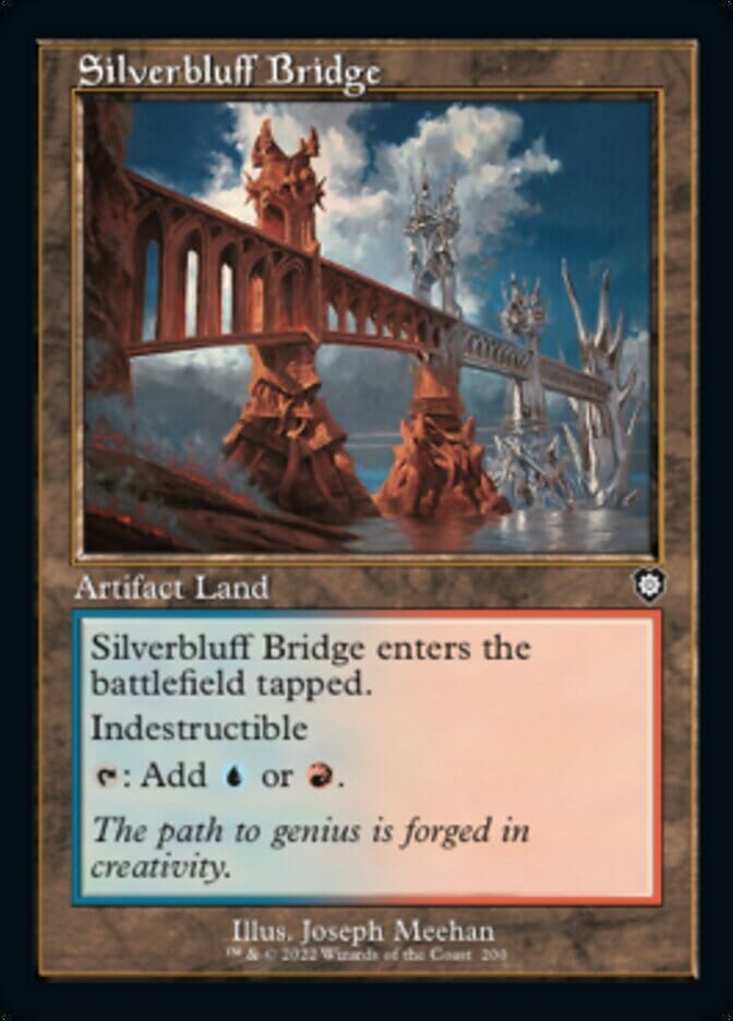 Silverbluff Bridge (Retro) [The Brothers' War Commander] MTG Single Magic: The Gathering  | Multizone: Comics And Games