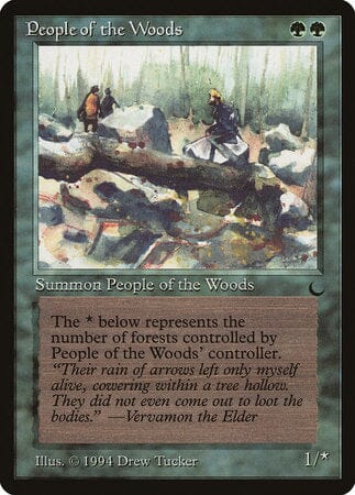 People of the Woods [The Dark] MTG Single Magic: The Gathering  | Multizone: Comics And Games