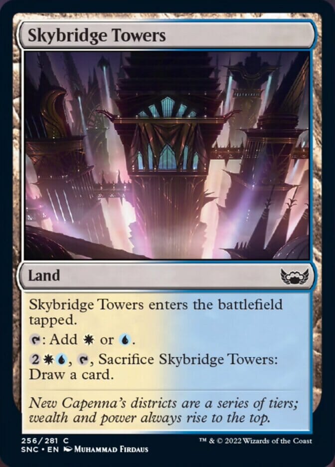 Skybridge Towers [Streets of New Capenna] MTG Single Magic: The Gathering  | Multizone: Comics And Games
