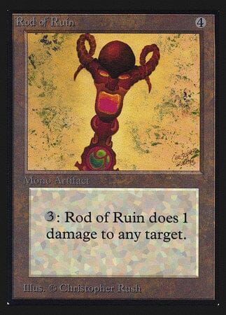 Rod of Ruin (IE) [Intl. Collectors’ Edition] MTG Single Magic: The Gathering  | Multizone: Comics And Games