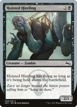 Hoisted Hireling [Unstable] MTG Single Magic: The Gathering  | Multizone: Comics And Games