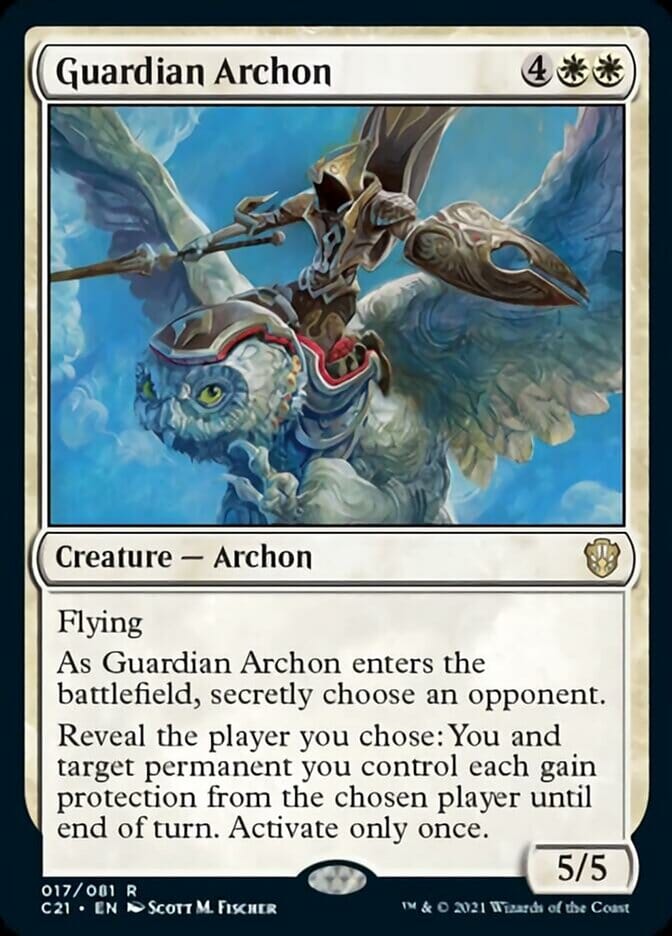 Guardian Archon [Commander 2021] MTG Single Magic: The Gathering  | Multizone: Comics And Games