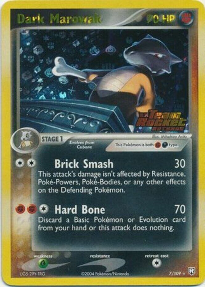 Dark Marowak (7/109) (Stamped) [EX: Team Rocket Returns] Pokemon Single Pokémon  | Multizone: Comics And Games