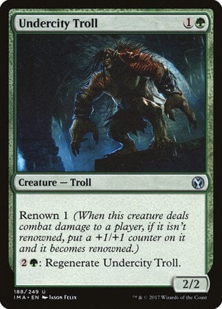 Undercity Troll [Iconic Masters] MTG Single Magic: The Gathering  | Multizone: Comics And Games