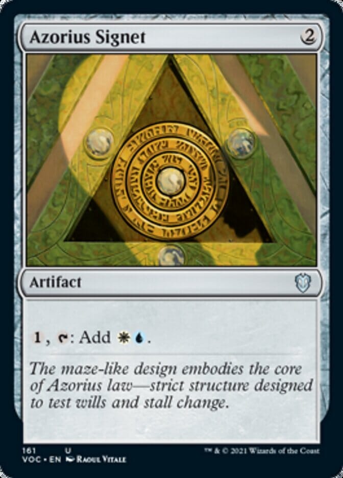 Azorius Signet [Innistrad: Crimson Vow Commander] MTG Single Magic: The Gathering  | Multizone: Comics And Games