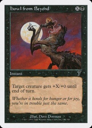 Howl from Beyond [Seventh Edition] MTG Single Magic: The Gathering  | Multizone: Comics And Games