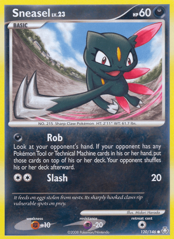 Sneasel (120/146) [Diamond & Pearl: Legends Awakened] Pokemon Single Pokémon  | Multizone: Comics And Games