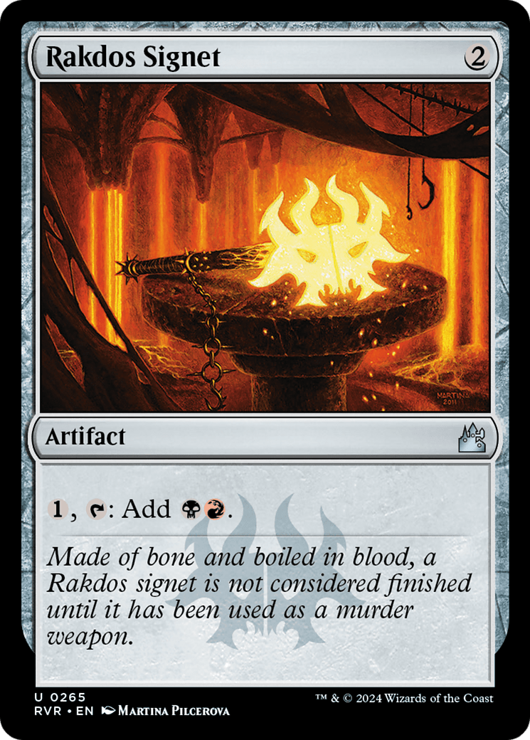 Rakdos Signet [Ravnica Remastered] MTG Single Magic: The Gathering  | Multizone: Comics And Games