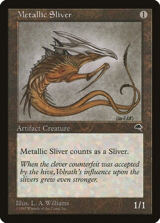 Metallic Sliver [Tempest] MTG Single Magic: The Gathering  | Multizone: Comics And Games